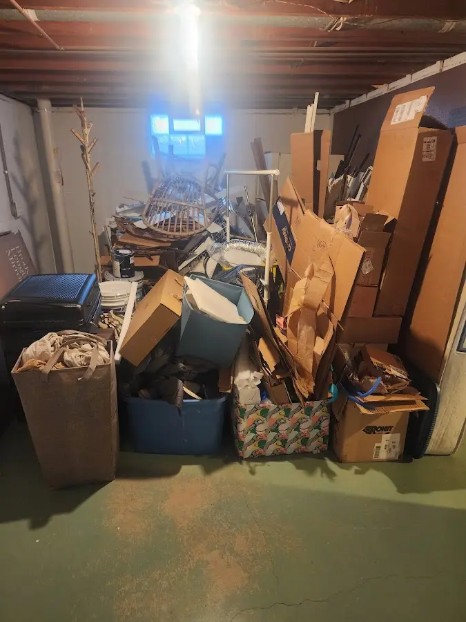 Roll-off dumpster container at job site for Roll Off Dumpster Rental in College Park